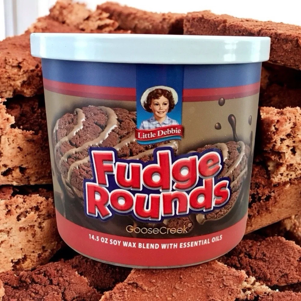 🆕40+ Hrs Little Debbie Fudge Rounds 3 Wick Candle